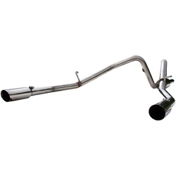 MBRP Exhaust Pro Series 2004-2008 Ford F150 EC/CC-SB  Cat Back, Dual Split Rear , T304 -- S5202304