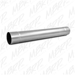 MBRP Universal Diesel Muffler Delete Pipe  4" Inlet /Outlet  30" Overall, Aluminized  -- MDA30