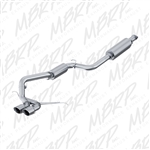 MBRP 2013-2015 Ford Focus ST 2.0L Ecoboost 3" Cat Back, Dual Center Outlet, Aluminized  -- S4200AL