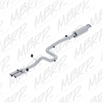 MBRP 2014-2015 Ford Fiesta 1.6L Ecoboost 3" Cat Back, Dual Outlet, T304  -- S4202304