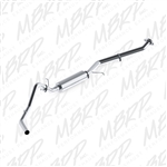 MBRP 2003-2007 Chevy/GMC 1500 Classic 4.8/5.3L EC/CC-SB Cat Back, Single Side, Aluminized  -- S5014P