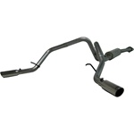 MBRP 2003-2007 Chevy/GMC 1500 Classic 4.8/5.3L SC-SB Cat Back, Dual Split Side, Aluminized  -- S5022AL