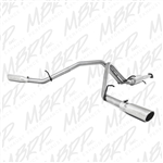 MBRP 2007-2008 Chevy/GMC 1500 (Next Gen.), CC, EC (excl. 8'' bed) 4.8/5.3L/6.0L 3" Cat Back, Dual Split Side, Aluminized  -- S5038AL