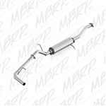 MBRP 2004-2012 Chevy/GMC Colorado/Canyon 2.8/2.9/3.5/3.7L EC/CC-SB Cat Back, Single Side, Aluminized  -- S5046P