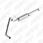 MBRP 2004-2005 Dodge/Chrysler Ram Hemi 1500 5.7L SC/CC-SB Cat Back, Single Side, Aluminized  -- S5104P