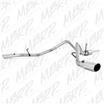 MBRP 2006-2008 Dodge/Chrysler Ram Hemi 1500 5.7L SC/CC-SB 3" Cat Back, Dual Split Side, Aluminized  -- S5128AL