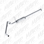 MBRP 2003-2013 Dodge/Chrysler 5.7L Hemi 3"Cat Back, Single Side Exit, Aluminized  -- S5148P