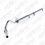 MBRP 1999-2004 Ford F-250/350 V-10 Cat Back, 4" Single Side Exit, Aluminized  -- S5206P