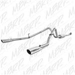 MBRP 2009-2011 Ford F150 EC-not 8' bed/CC-all beds Cat Back, Dual Split Rear, Aluminized  -- S5214AL