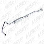 MBRP 2011-2014 Ford F150, V6 Ecoboost 3" Cat Back, Single Side Exit, Aluminized  -- S5236P