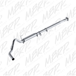 MBRP 2011-2014 Ford F150, V6 Ecoboost 4" Cat Back, Single Side Exhaust  -- S5248P