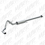 MBRP 2015-2015 Ford F150 2.7L/3.5L Ecoboost 3" Cat Back, Single, T409  -- S5253409