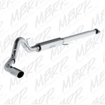 MBRP 2015-2015 Ford F150 2.7L/3.5L Ecoboost 4" Cat Back, Single, Aluminized  -- S5259AL