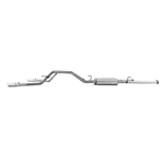 MBRP 2009-2015 Toyota 4.6L/5.7L V8, DC-Std., CM-SB & RC-LB Cat Back, Dual Split Rear, Aluminized  -- S5312AL