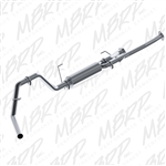 MBRP 2009-2015 Toyota 4.6L/5.7L V8, DC-Std., CM-SB & RC-LB Cat Back, Single Side, Aluminized  -- S5314P