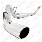 MBRP 1994-2002 Dodge/Chrysler 2500/3500 Cummins 4" Turbo Back, Single Side (94-97 Hanger HG6100 req.), Aluminized  -- S6100AL