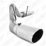 MBRP 2004.5-2007 Dodge/Chrysler 2500/3500 Cummins "600/610" 4" Cat Back, Single Side Exit, Aluminized  -- S6108AL