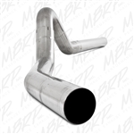 MBRP 2007-2009 Dodge/Chrysler 2500/3500 4" Filter Back, Single - No Muffler, T409  -- S6120SLM