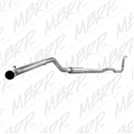 MBRP 1988-1993 Dodge/Chrysler 2500/3500 5.9L Cummins 4WD 4" Turbo Back, Single Side Exit Exhaust Note: fits 4WD ONLY  -- S6150P