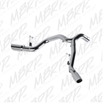 MBRP 2013-2013 Dodge/Chrysler Cummins 6.7L, (All LEAF SPRING excl. CC/SB) 4" Filter Back, Cool Duals, Aluminized -- S6168AL