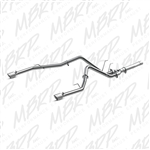 MBRP 2014-2015 Dodge/Chrysler Ram 1500 3.0L Ecodiesel Filter Back, Dual Split Side, Aluminized  -- S6171AL