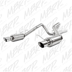 MBRP 2011-2012 Ford Shelby GT 500 3" Cat Back, Dual Split Rear, Street Version, 4.5" tips, T304  -- S7257304